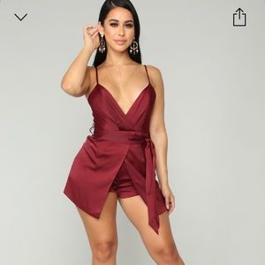 Satin Dream Asymmetrical Romper